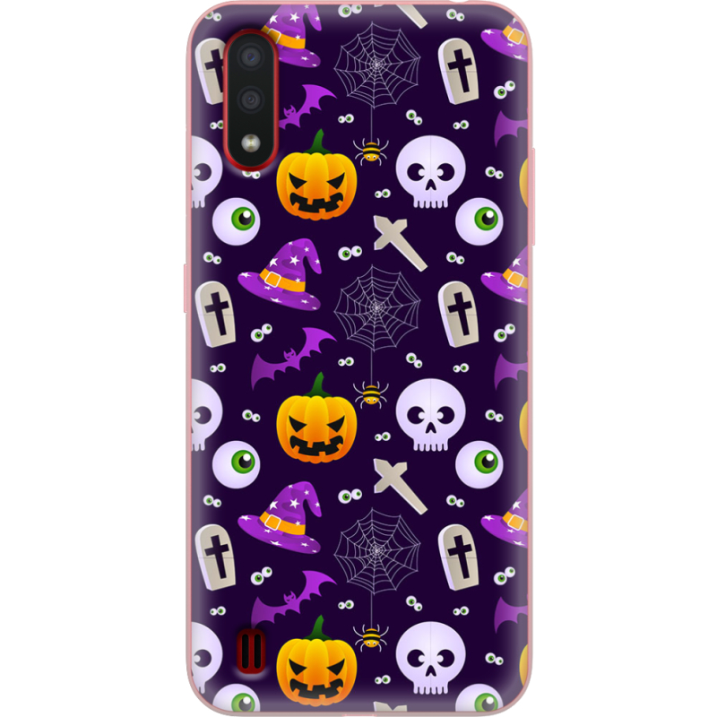 Чехол BoxFace Samsung A015 Galaxy A01 Halloween Purple Mood