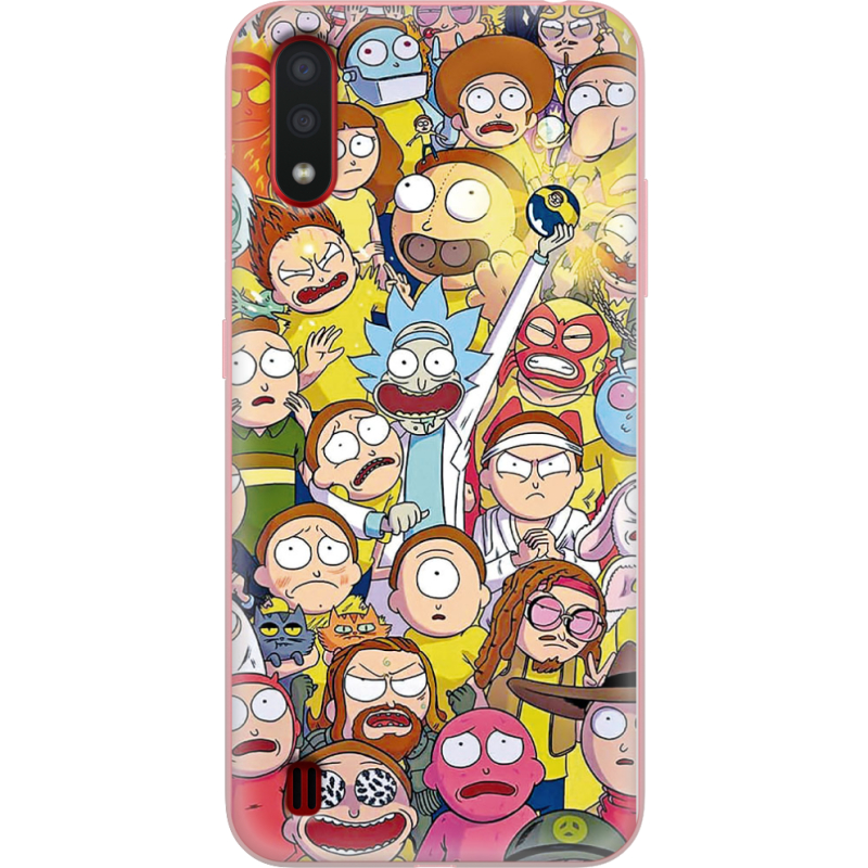 Чехол BoxFace Samsung A015 Galaxy A01 Rick and Morty