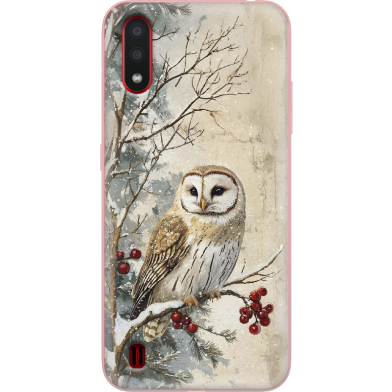 Чехол BoxFace Samsung A015 Galaxy A01 Christmas Owl