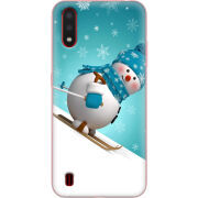Чехол BoxFace Samsung A015 Galaxy A01 Skier Snowman