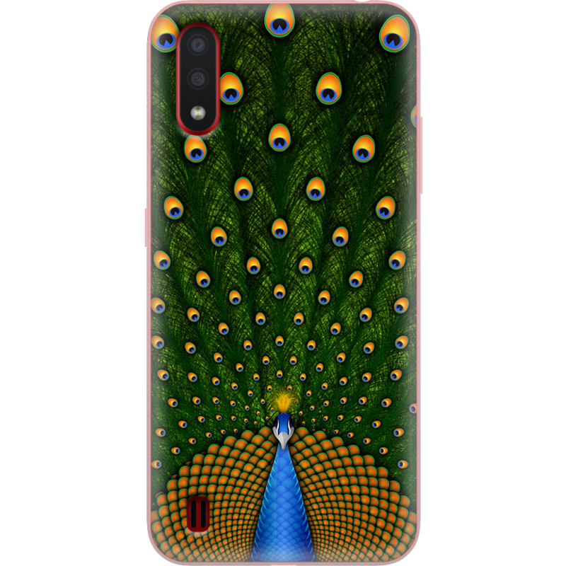 Чехол BoxFace Samsung A015 Galaxy A01 Peacocks Tail