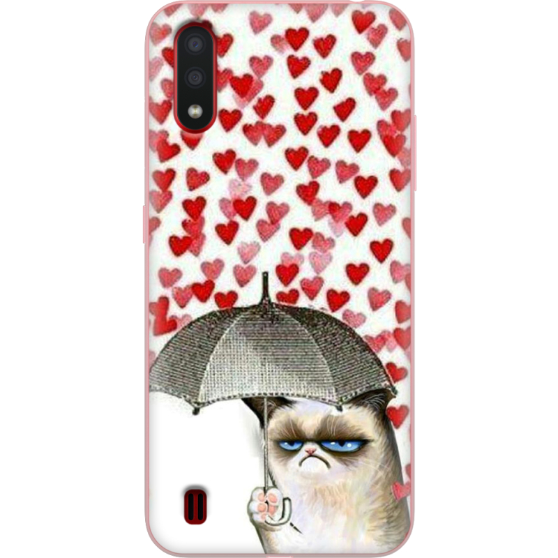 Чехол BoxFace Samsung A015 Galaxy A01 Raining Hearts