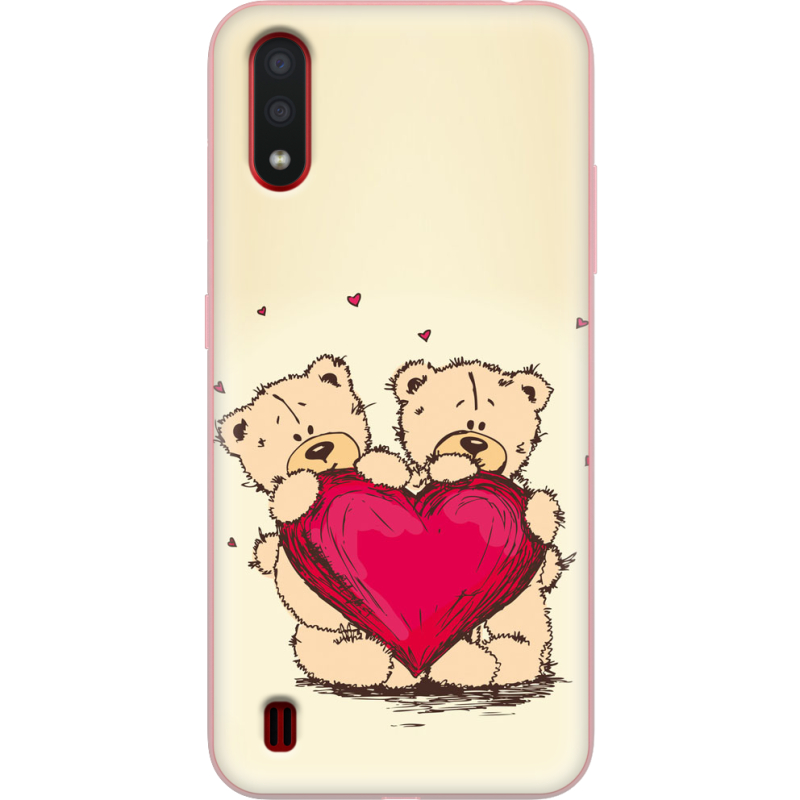 Чехол BoxFace Samsung A015 Galaxy A01 Teddy Bear Love