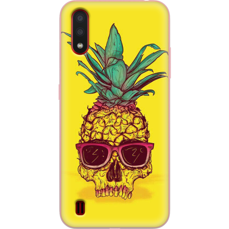 Чехол BoxFace Samsung A015 Galaxy A01 Pineapple Skull