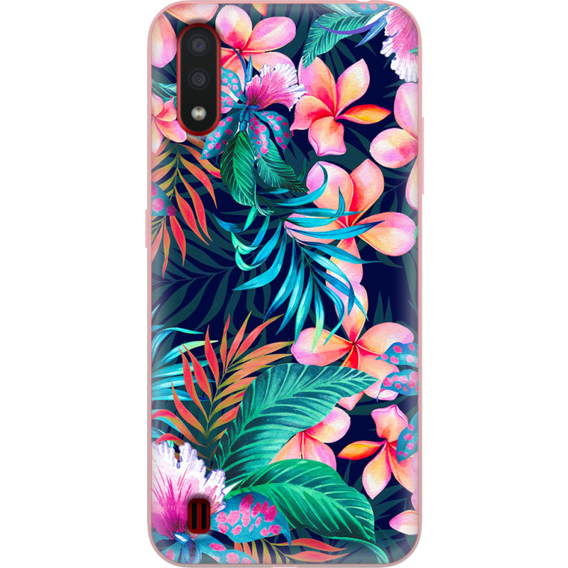 Чехол BoxFace Samsung A015 Galaxy A01 flowers in the tropics