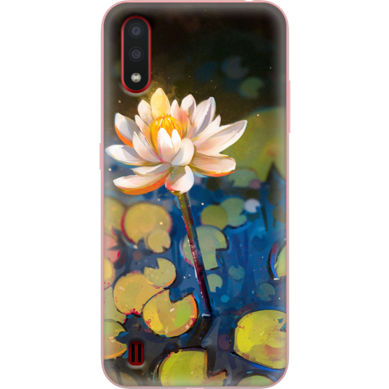 Чехол BoxFace Samsung A015 Galaxy A01 Waterlily