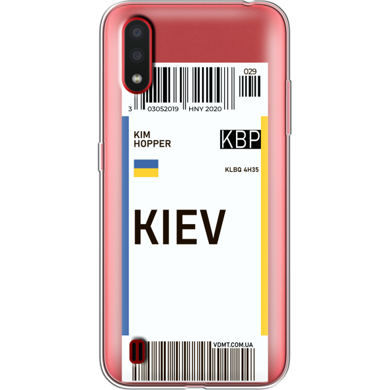 Прозрачный чехол BoxFace Samsung A015 Galaxy A01 Ticket Kiev