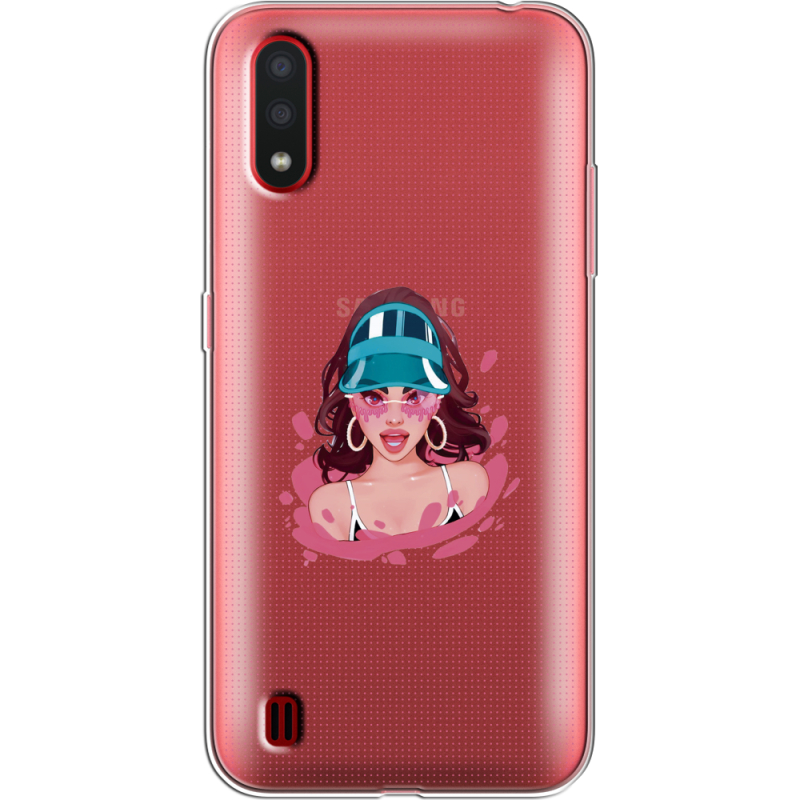 Прозрачный чехол BoxFace Samsung A015 Galaxy A01 Selena Gomez