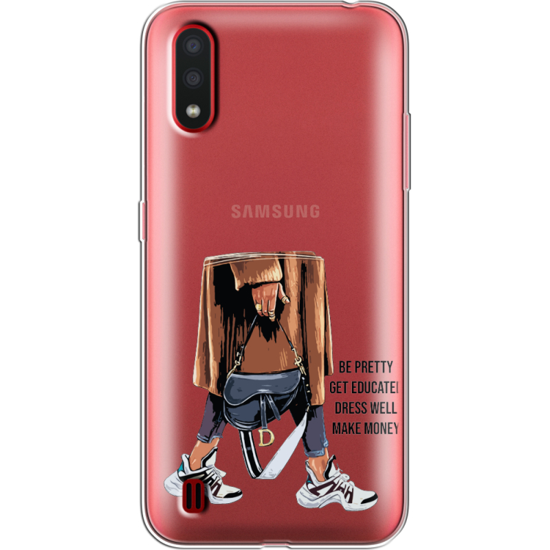 Прозрачный чехол BoxFace Samsung A015 Galaxy A01 Motivation