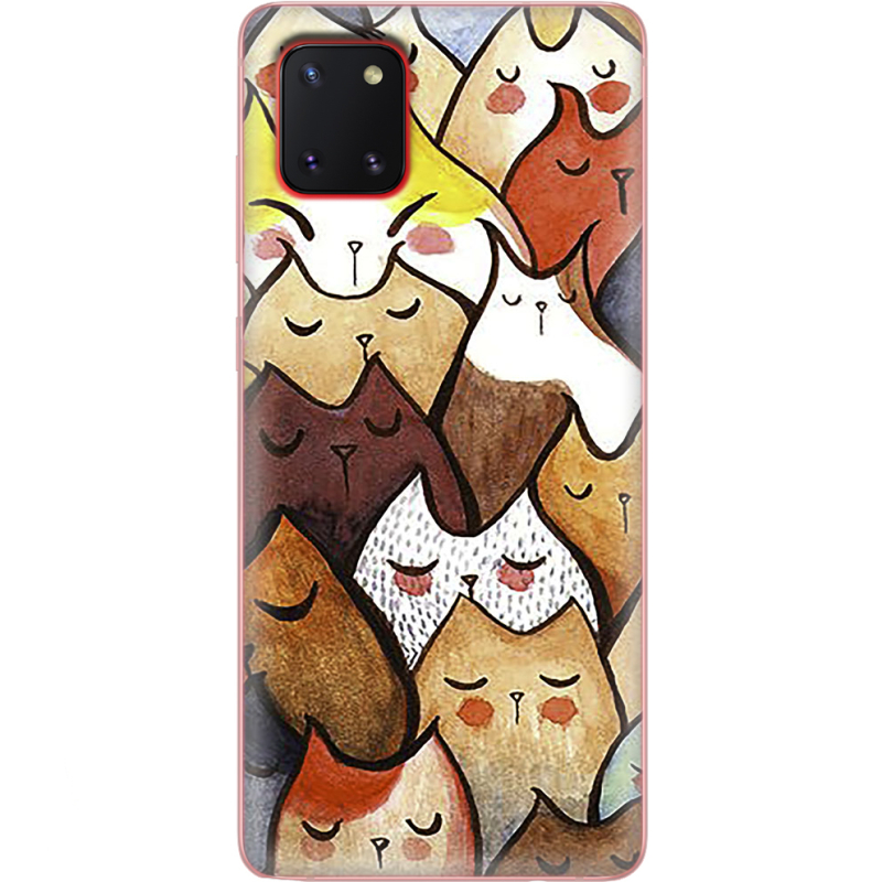 Чехол BoxFace Samsung N770 Galaxy Note 10 Lite Sleepy Cats