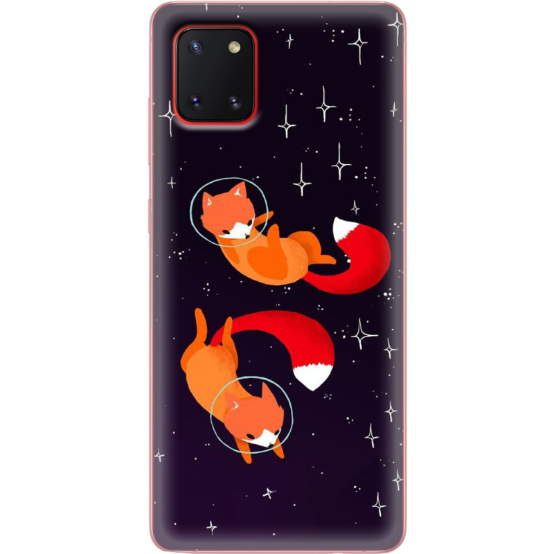 Чехол BoxFace Samsung N770 Galaxy Note 10 Lite Fox-Astronauts