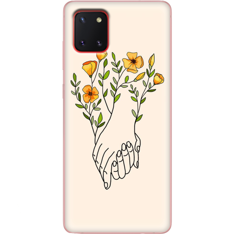 Чехол BoxFace Samsung N770 Galaxy Note 10 Lite Flower Hands