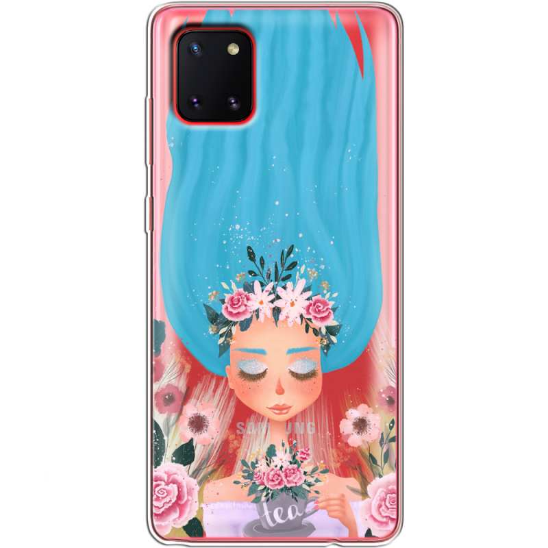 Прозрачный чехол BoxFace Samsung N770 Galaxy Note 10 Lite Blue Hair