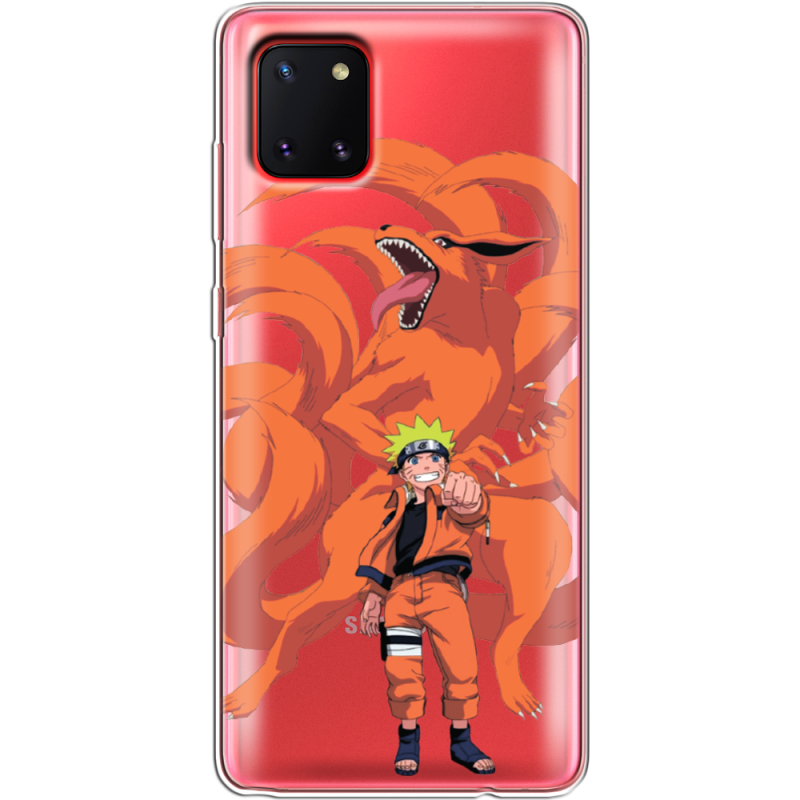 Прозрачный чехол BoxFace Samsung N770 Galaxy Note 10 Lite Naruto and Kurama