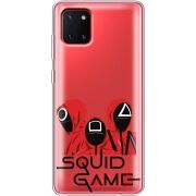 Прозрачный чехол BoxFace Samsung N770 Galaxy Note 10 Lite siquid game люди в красном