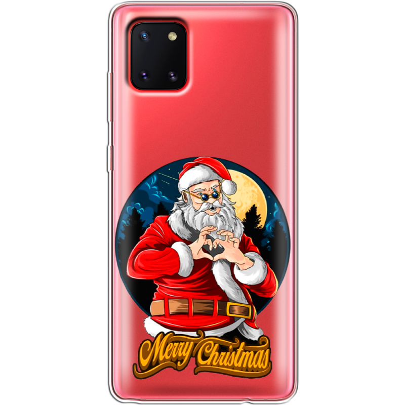 Прозрачный чехол BoxFace Samsung N770 Galaxy Note 10 Lite Cool Santa