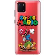 Прозрачный чехол BoxFace Samsung N770 Galaxy Note 10 Lite Super Mario