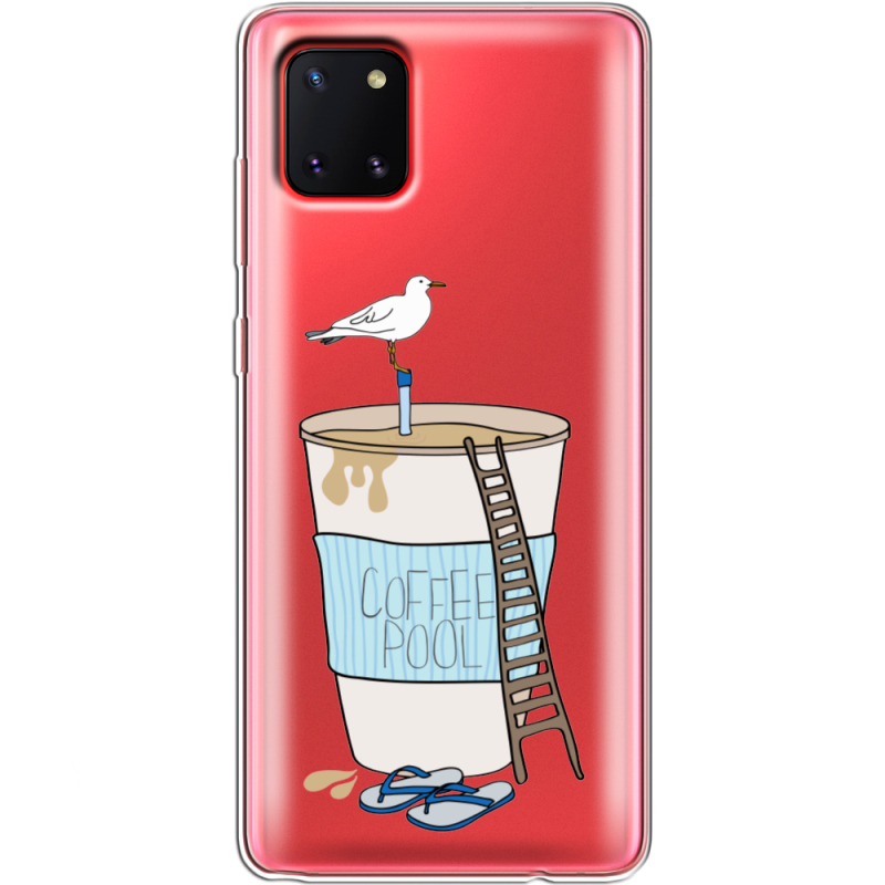 Прозрачный чехол BoxFace Samsung N770 Galaxy Note 10 Lite Segull in Cofee Pool