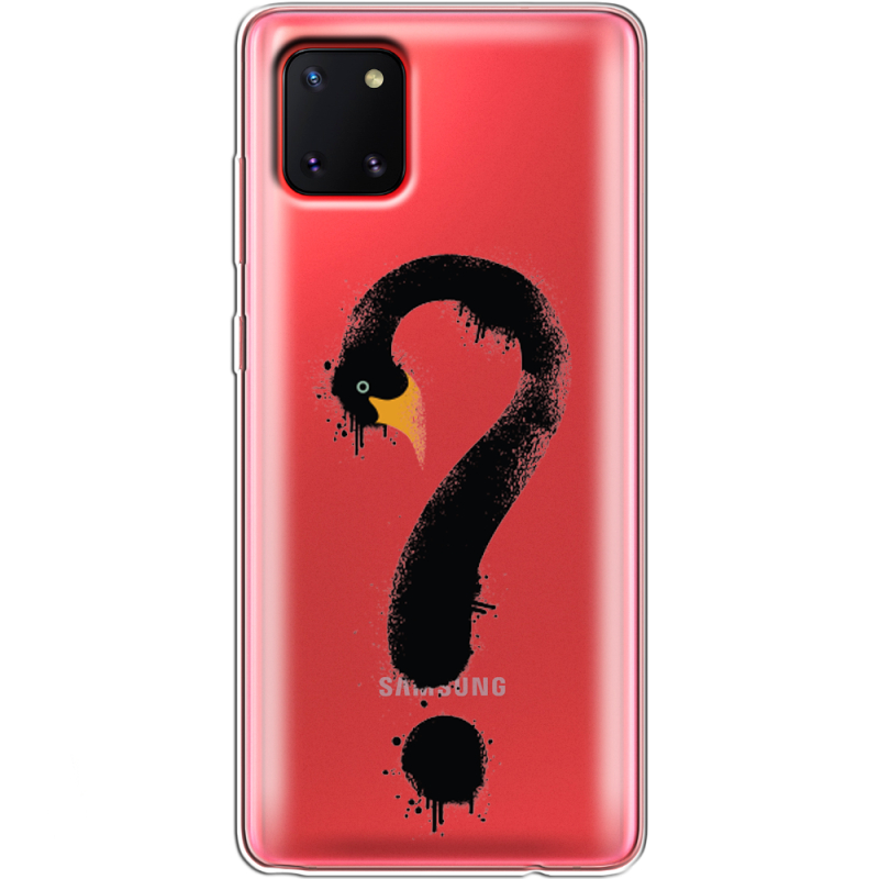 Прозрачный чехол BoxFace Samsung N770 Galaxy Note 10 Lite Swan question