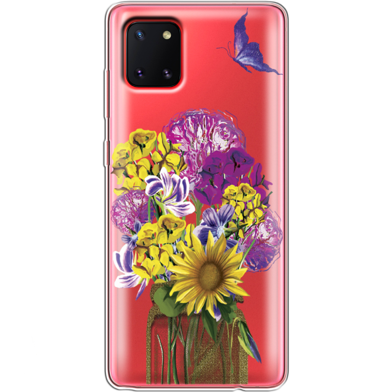 Прозрачный чехол BoxFace Samsung N770 Galaxy Note 10 Lite My Bouquet