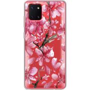 Прозрачный чехол BoxFace Samsung N770 Galaxy Note 10 Lite Pink Magnolia
