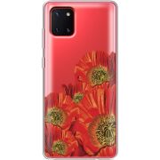 Прозрачный чехол BoxFace Samsung N770 Galaxy Note 10 Lite Red Poppies