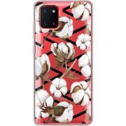 Прозрачный чехол BoxFace Samsung N770 Galaxy Note 10 Lite Cotton flowers