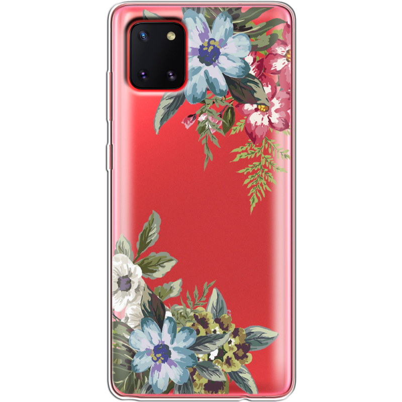 Прозрачный чехол BoxFace Samsung N770 Galaxy Note 10 Lite Floral