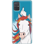 Чехол BoxFace Samsung A715 Galaxy A71 Fuck Unicorn