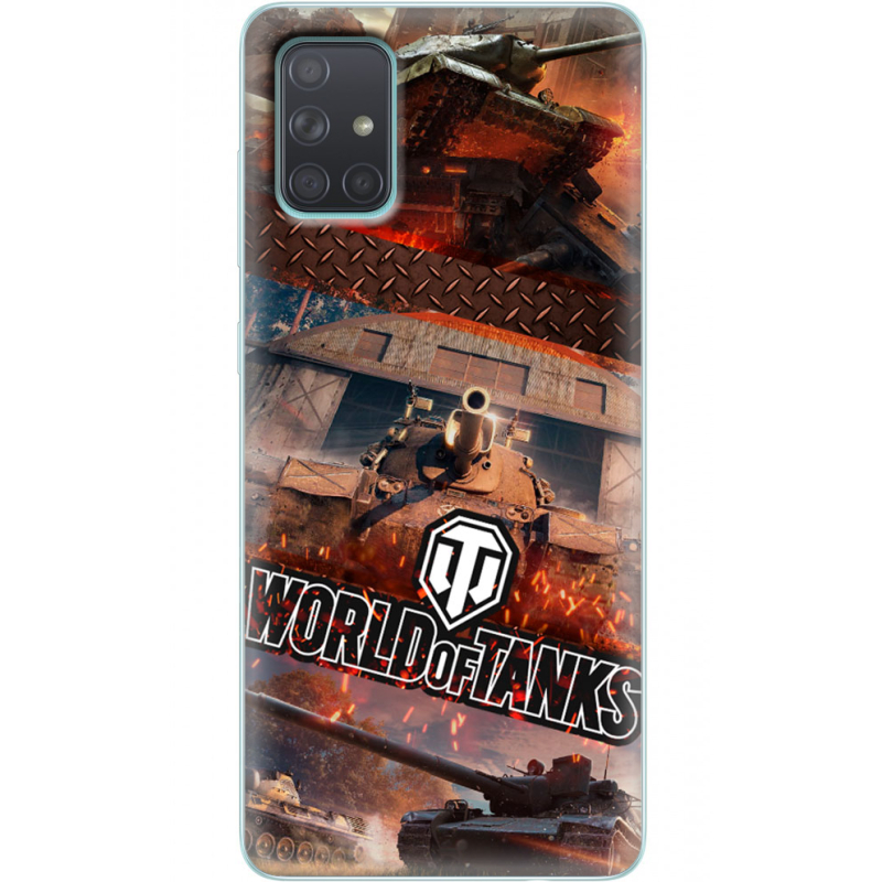 Чехол BoxFace Samsung A715 Galaxy A71 World Of Tanks