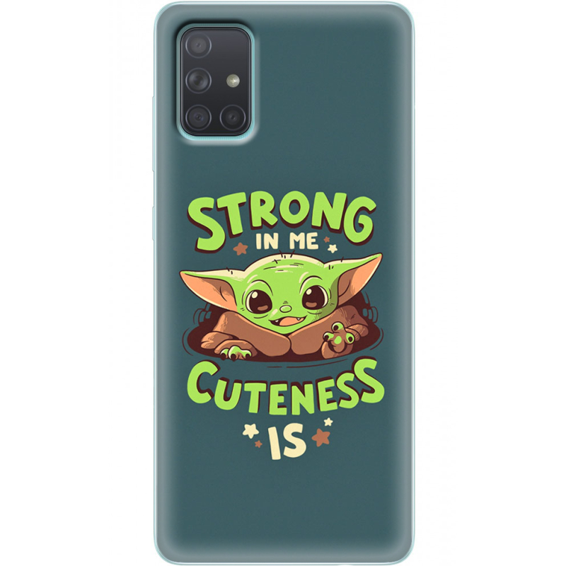 Чехол BoxFace Samsung A715 Galaxy A71 Strong in me Cuteness is