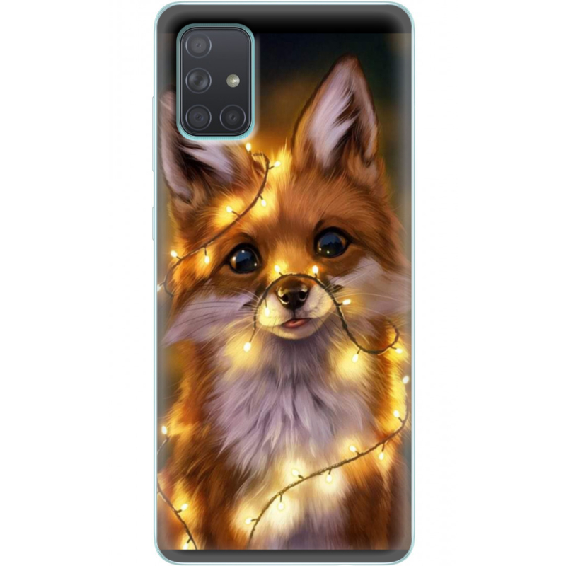 Чехол BoxFace Samsung A715 Galaxy A71 Рождественская лиса