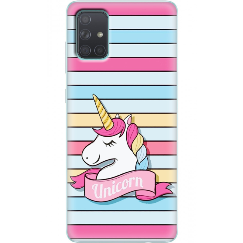 Чехол BoxFace Samsung A715 Galaxy A71 Unicorn