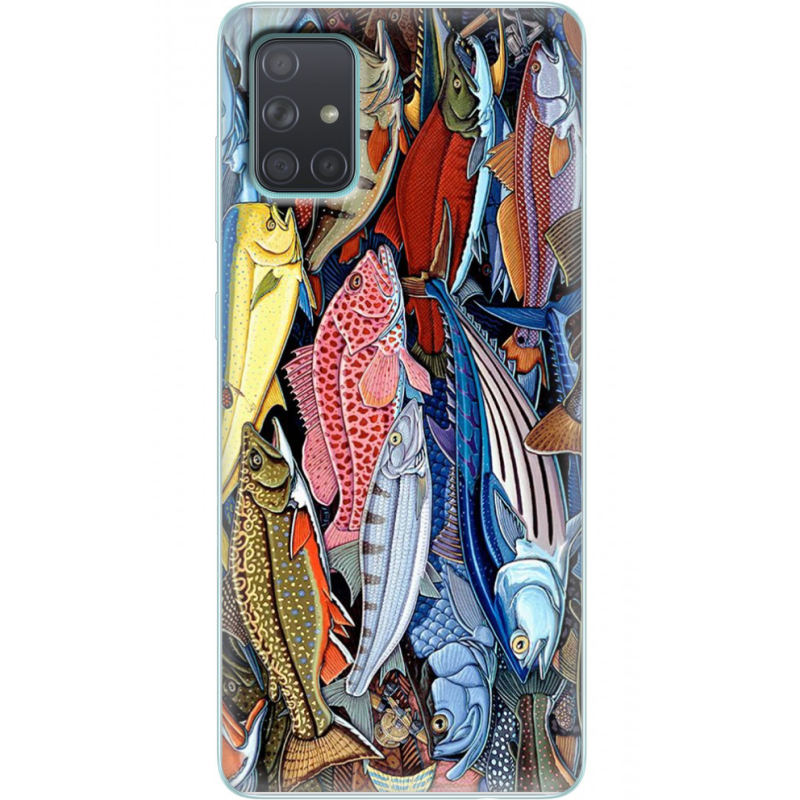 Чехол BoxFace Samsung A715 Galaxy A71 Sea Fish