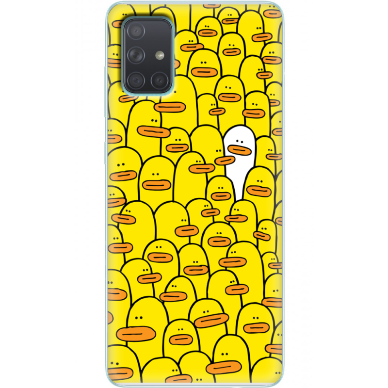 Чехол BoxFace Samsung A715 Galaxy A71 Yellow Ducklings
