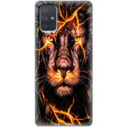 Чехол BoxFace Samsung A715 Galaxy A71 Fire Lion