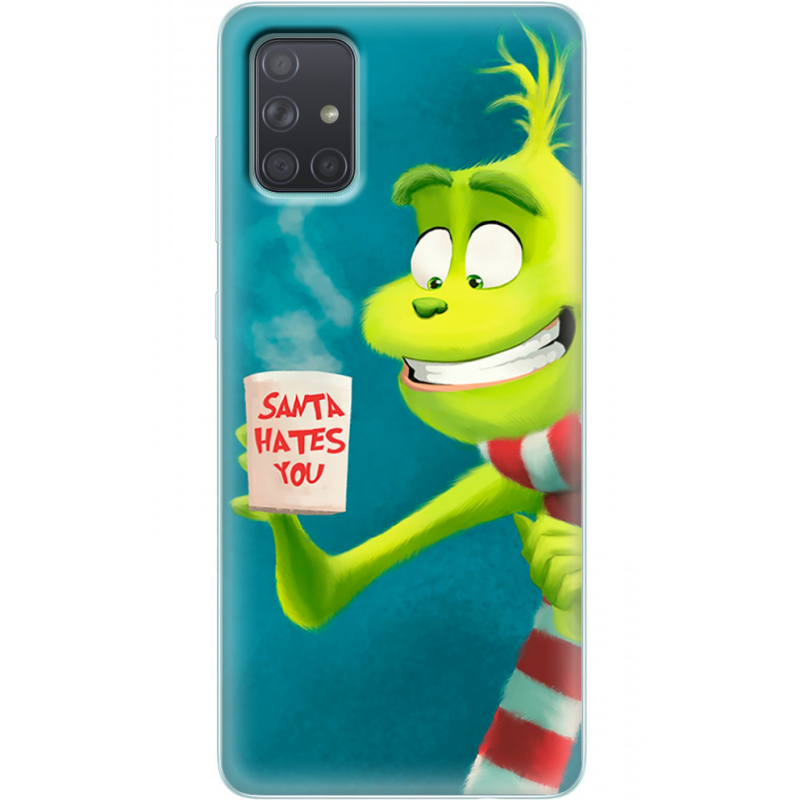 Чехол BoxFace Samsung A715 Galaxy A71 Santa Hates You
