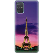 Чехол BoxFace Samsung A715 Galaxy A71 Полночь в Париже
