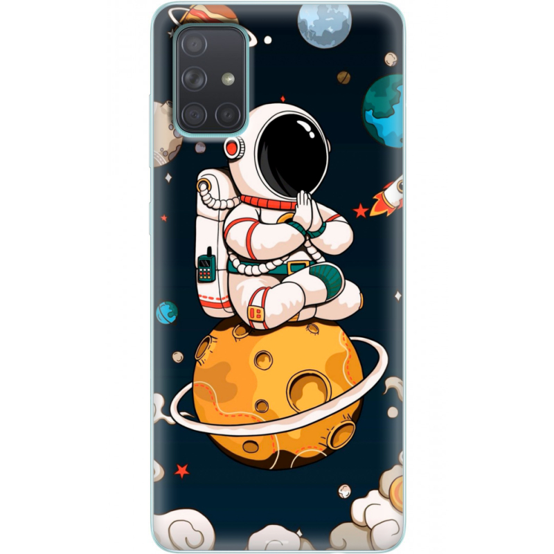 Чехол BoxFace Samsung A715 Galaxy A71 Astronaut