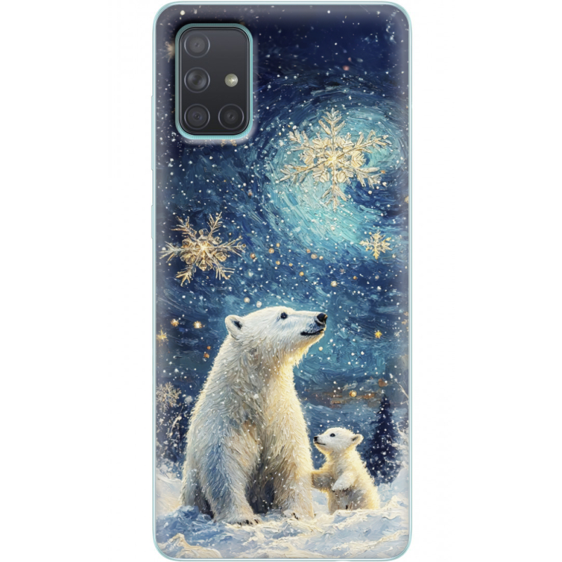 Чехол BoxFace Samsung A715 Galaxy A71 Північні ведмеді