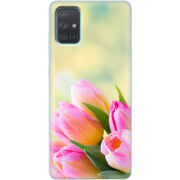 Чехол BoxFace Samsung A715 Galaxy A71 Bouquet of Tulips