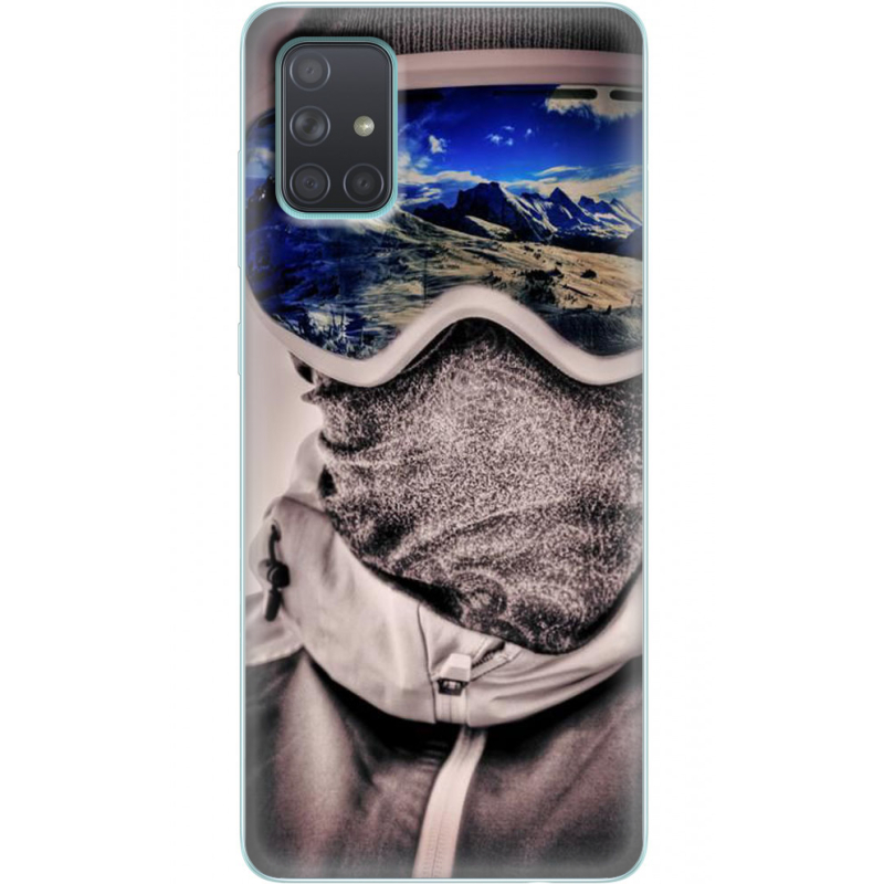 Чехол BoxFace Samsung A715 Galaxy A71 snowboarder