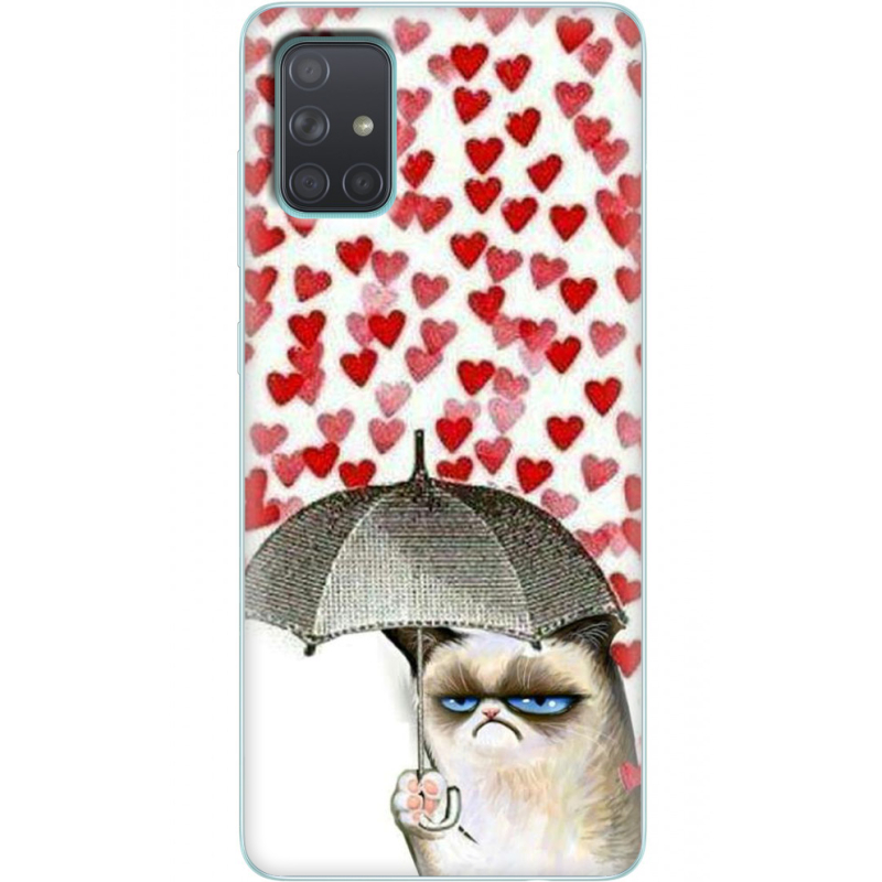 Чехол BoxFace Samsung A715 Galaxy A71 Raining Hearts