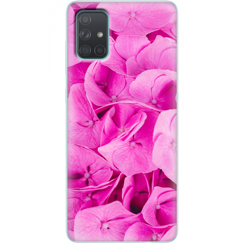 Чехол BoxFace Samsung A715 Galaxy A71 Pink Flowers