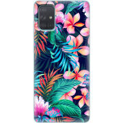 Чехол BoxFace Samsung A715 Galaxy A71 flowers in the tropics
