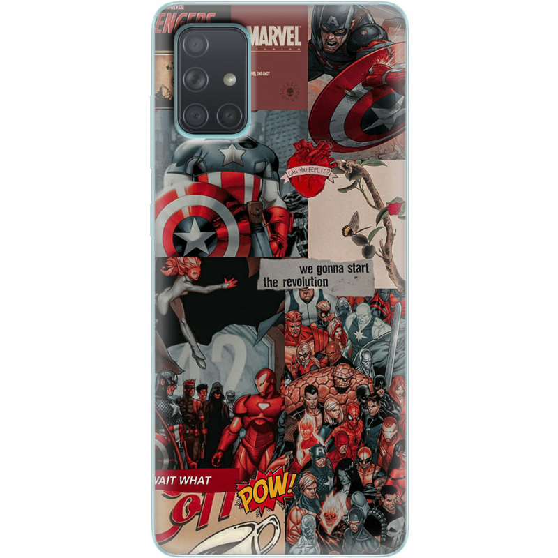 Чехол BoxFace Samsung A715 Galaxy A71 Marvel Avengers