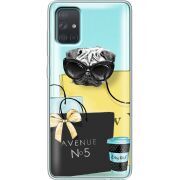 Прозрачный чехол BoxFace Samsung A715 Galaxy A71 Fashion Pug