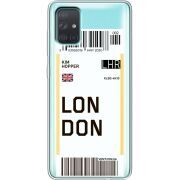 Прозрачный чехол BoxFace Samsung A715 Galaxy A71 Ticket London
