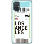 Прозрачный чехол BoxFace Samsung A715 Galaxy A71 Ticket Los Angeles