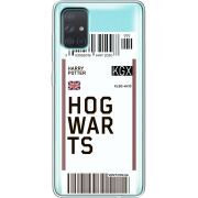 Прозрачный чехол BoxFace Samsung A715 Galaxy A71 Ticket Hogwarts